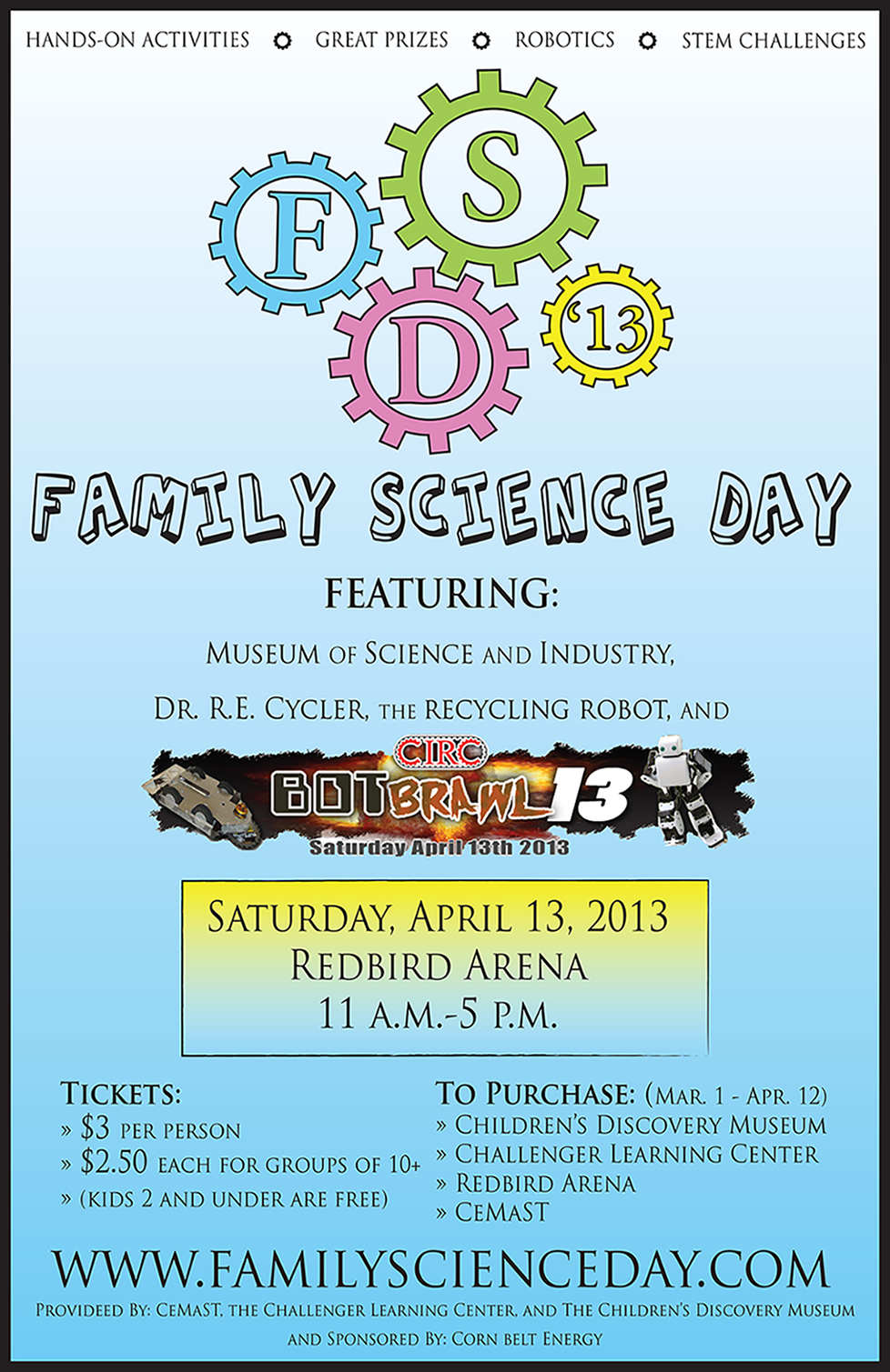 Family Science Day 2013 Poster