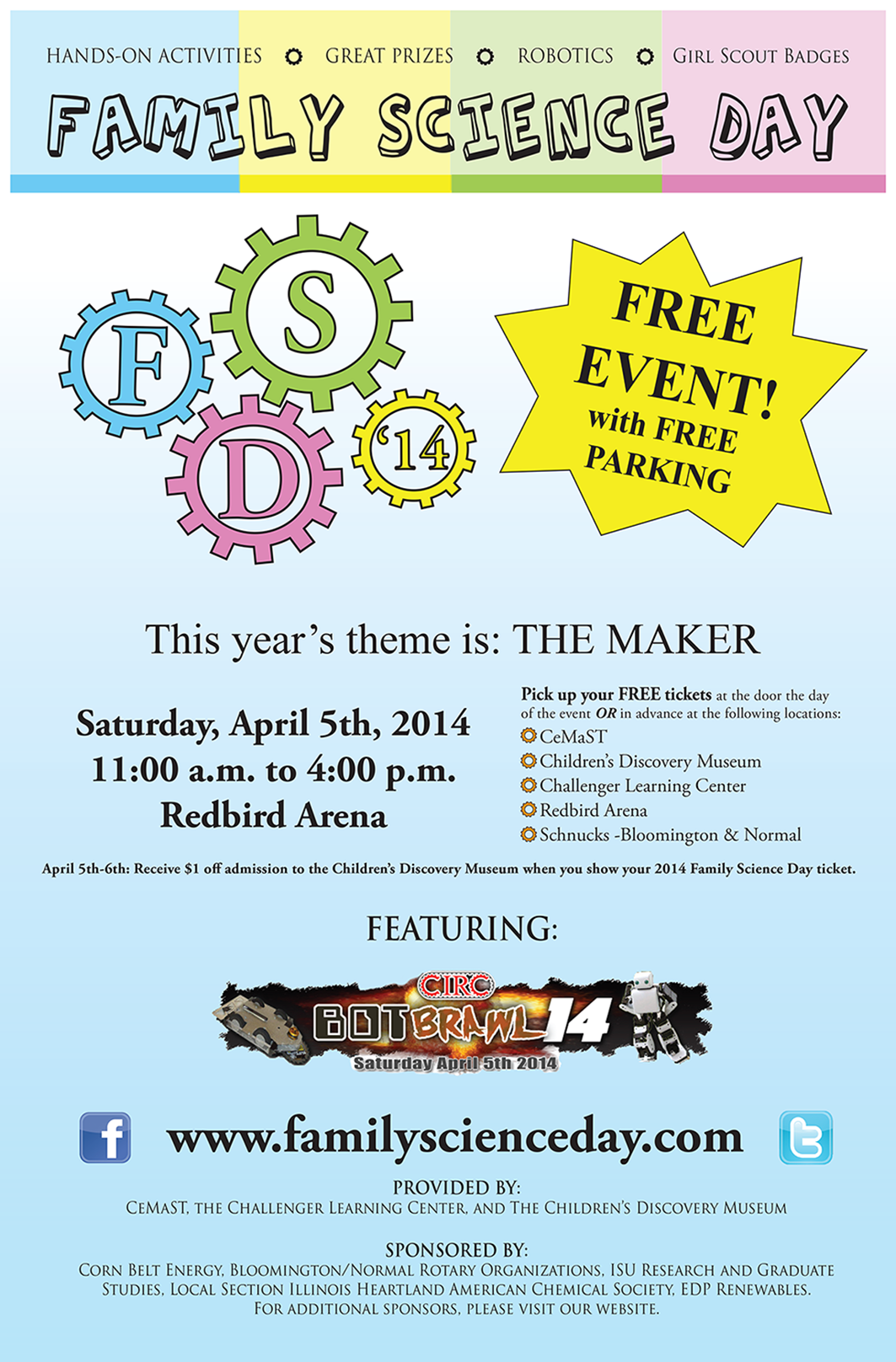 Family Science Day 2014 Poster